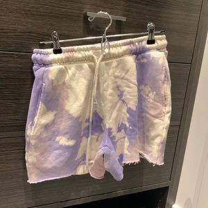 Cotton citizen Tie dye shorts size small. Never been worn.